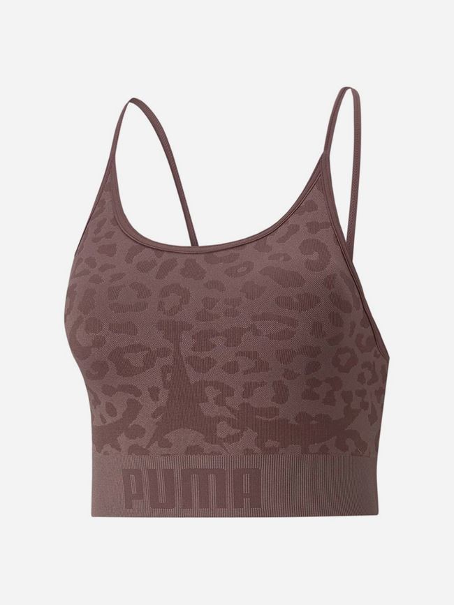Puma Low Impact FormKnit Seamless Long Training Bra Dam