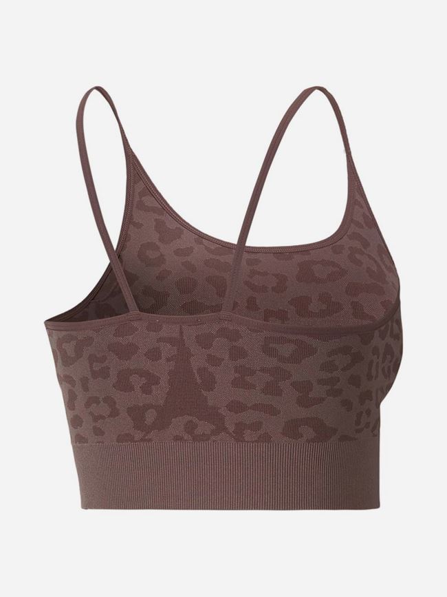 Puma Low Impact FormKnit Seamless Long Training Bra Dam