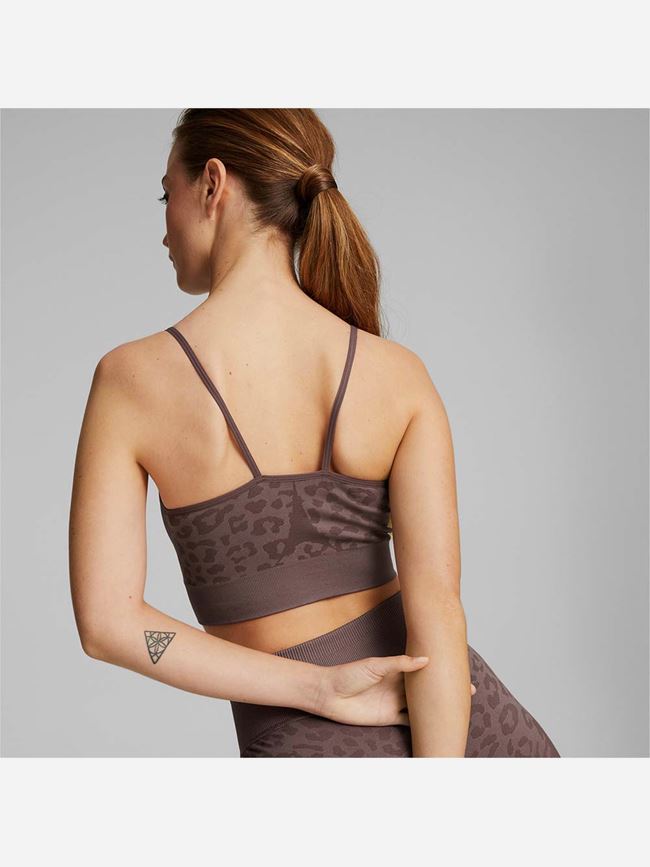 Puma Low Impact FormKnit Seamless Long Training Bra Dam