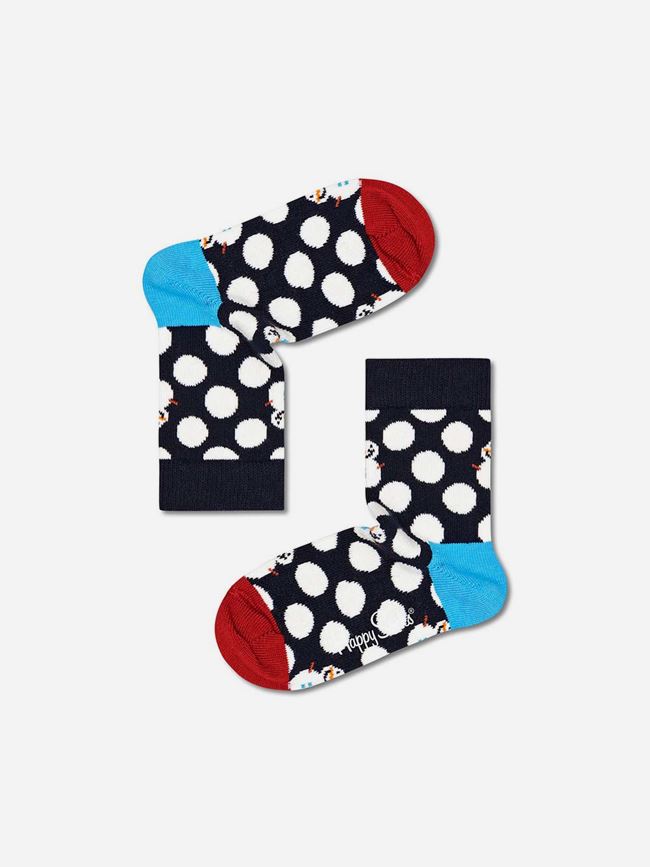 Happy Socks Kids Big Dot Snowman Sock Junior