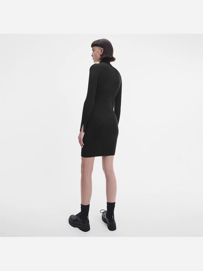 Calvin Klein Roll Neck Jumper Dress Dam