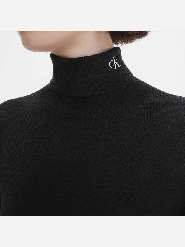 Calvin Klein Roll Neck Jumper Dress Dam