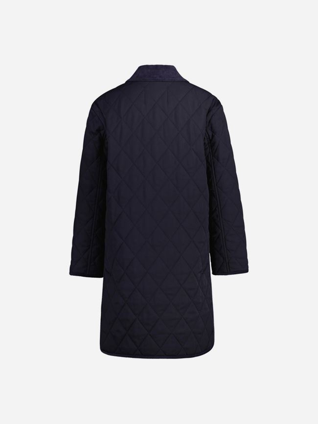 GANT Quilted Cord Detailed Coat Dam