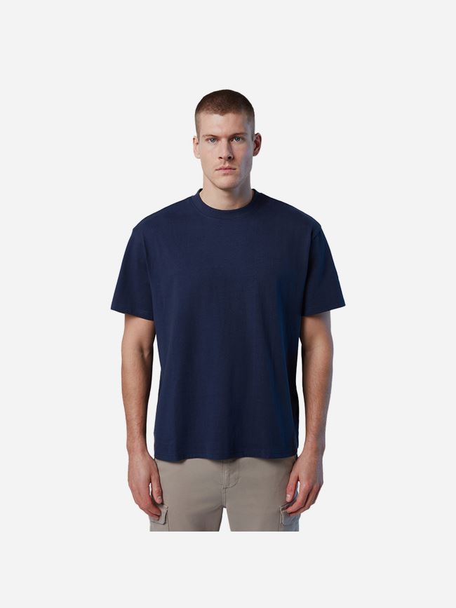 North Sails T-shirt with Logo Patch Herr