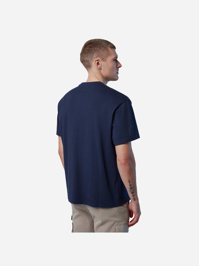 North Sails T-shirt with Logo Patch Herr