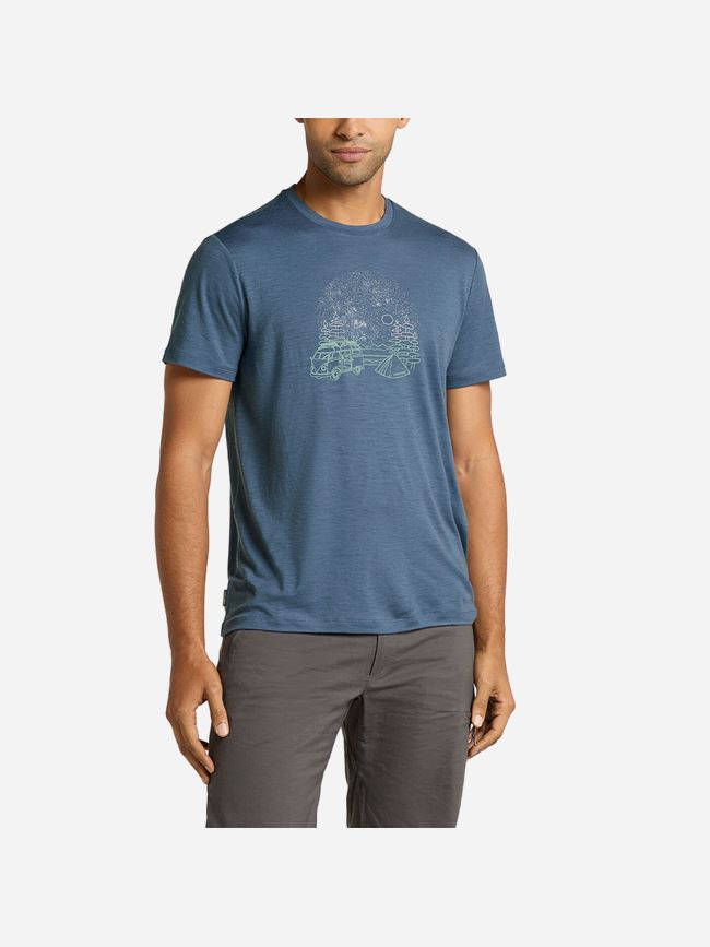 Icebreaker Mer 150 Tech Lite III SS Tee Van Camp Herr