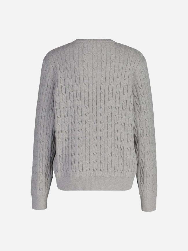 GANT Shield Cotton Cable C-Neck Junior