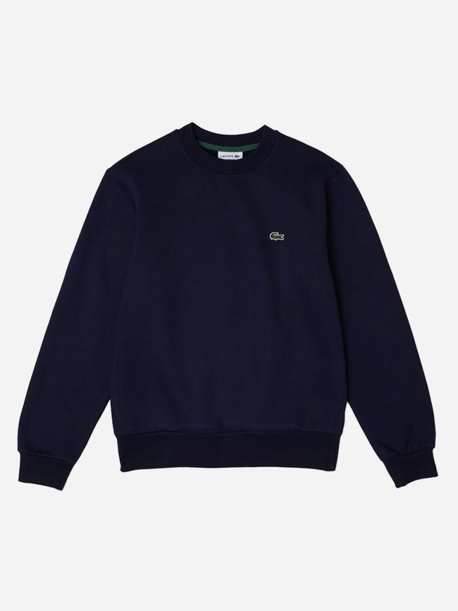 Lacoste Organic Brushed Cotton Sweatshirt Navy Blau Größe 7 6