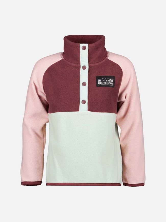 Didriksons Monte Kids Half Button Junior