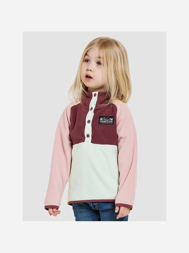 Didriksons Monte Kids Half Button Junior