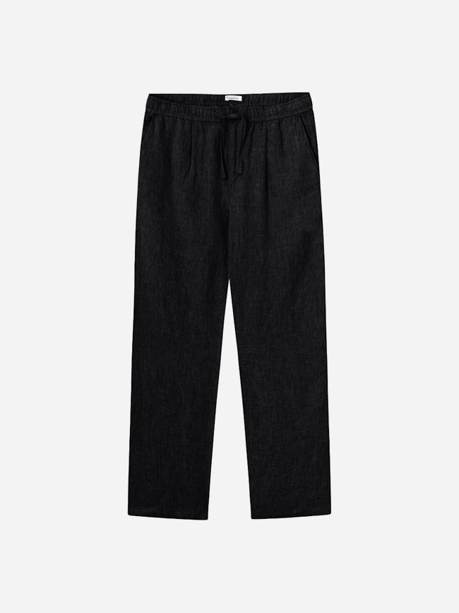 Knowledge Cotton Loose Linen Pant Herr