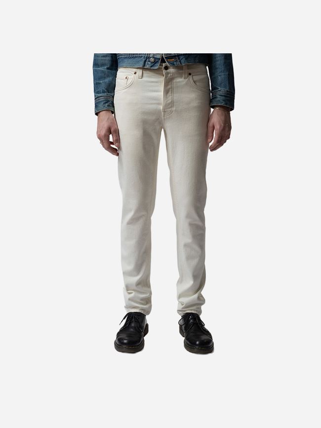 Nudie Jeans Solid Ollie Ivory Herr