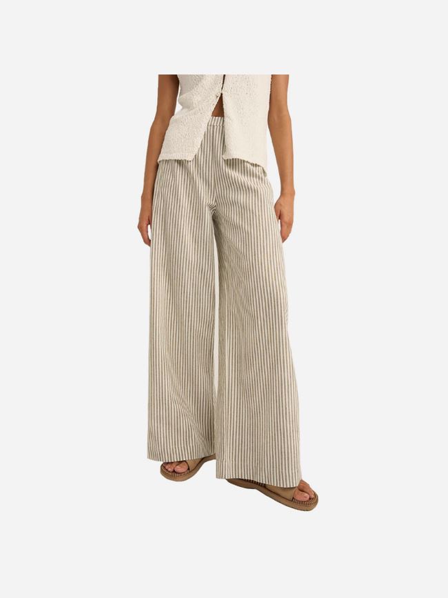 Rhythm Valley Stripe Wide Leg Pant Dam
