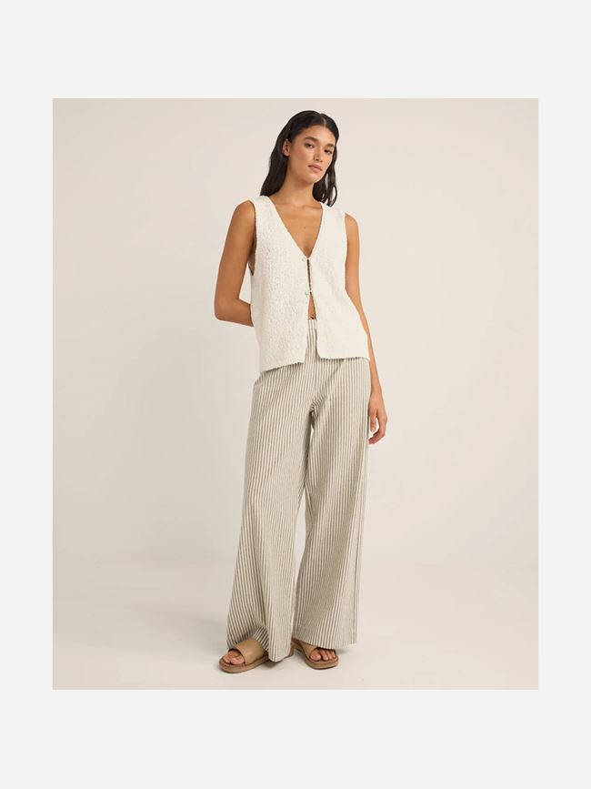 Rhythm Valley Stripe Wide Leg Pant Dam