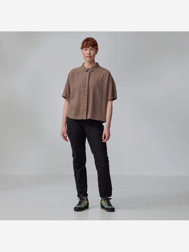 Fjällräven Övik Hemp Camp Shirt Short Sleeve Dam