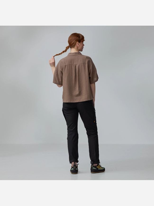 Fjällräven Övik Hemp Camp Shirt Short Sleeve Dam