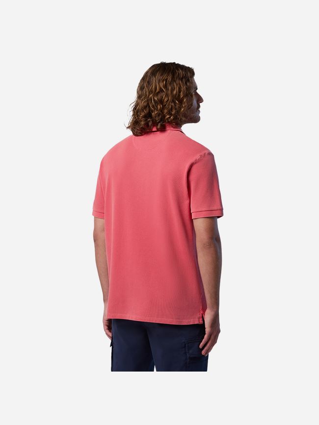 North Sails Polo Shirt With pigment-dyed Finish Herr