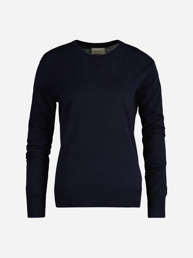 GANT Fine Knit Crew Neck Dam