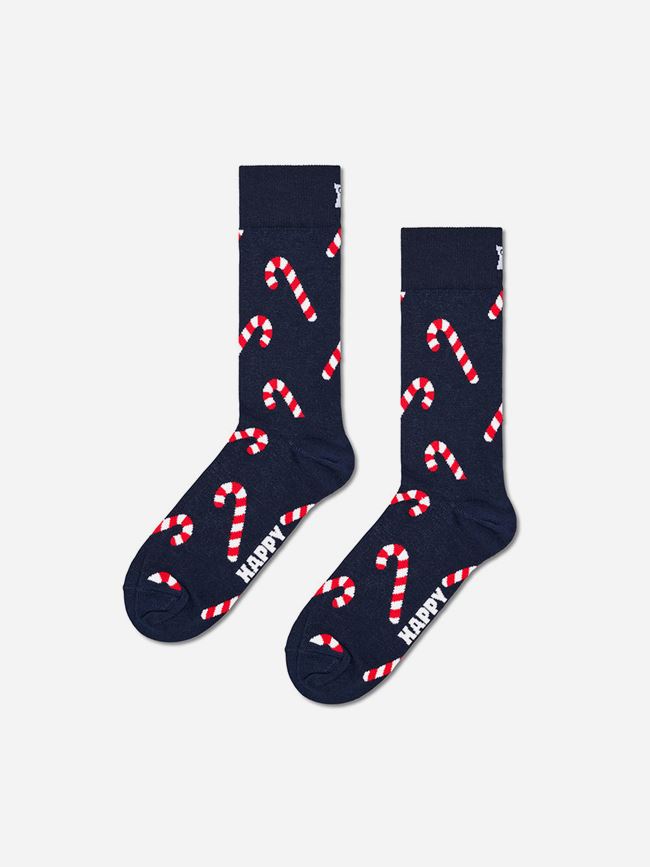 Happy Socks 3-Pack Holiday Navy Socks Gift Set