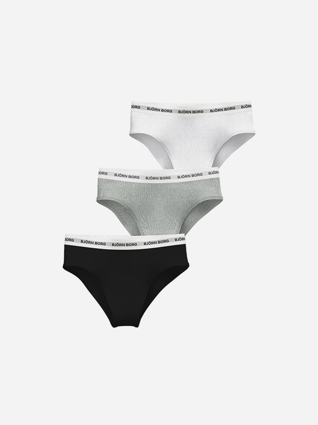 Björn Borg Logo Highwaist Brief 3-pack Dam