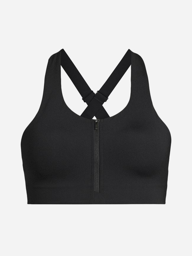 Casall Impact Zip Sports Bra Dam