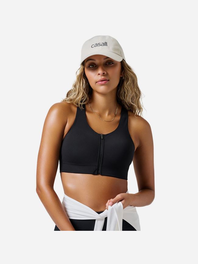 Casall Impact Zip Sports Bra Dam