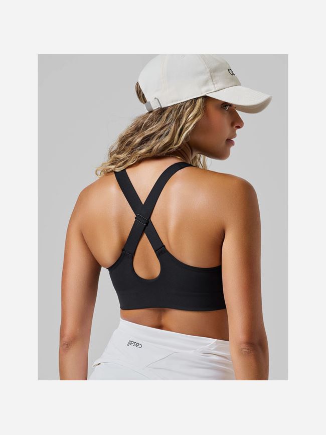 Casall Impact Zip Sports Bra Dam