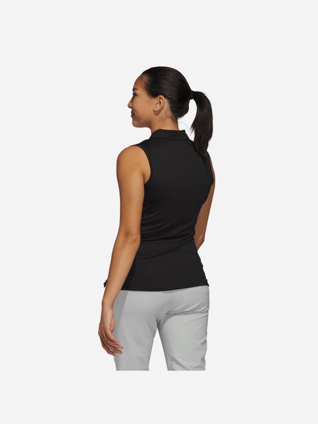 adidas Solid Ottoman Polo Shirt Dam