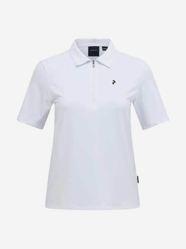 Peak Performance Comfort Zip Polo Dam