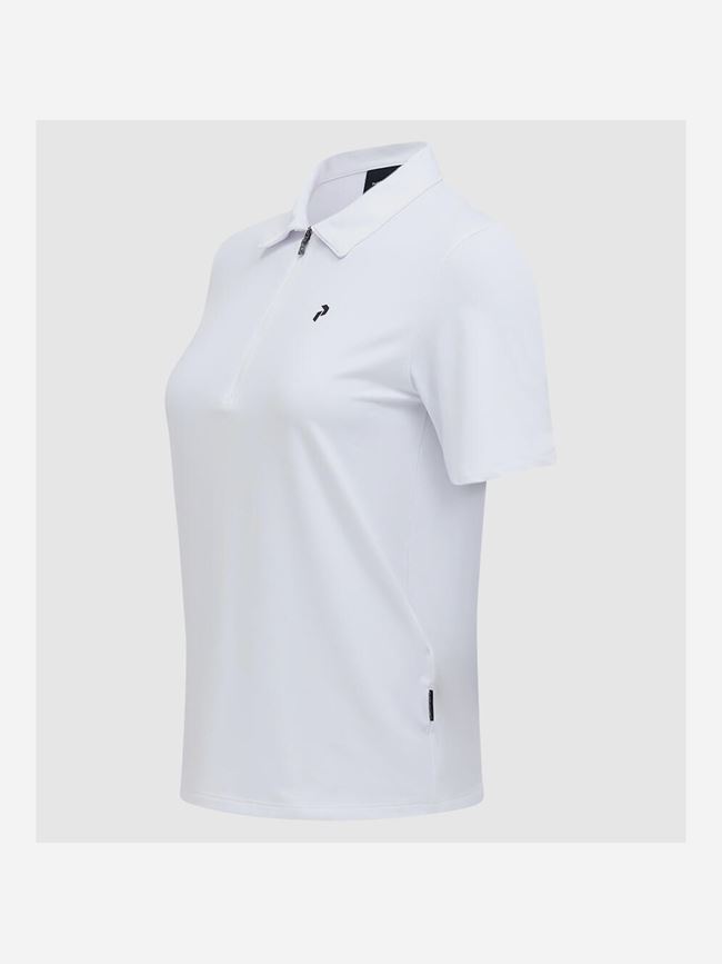 Peak Performance Comfort Zip Polo Dam