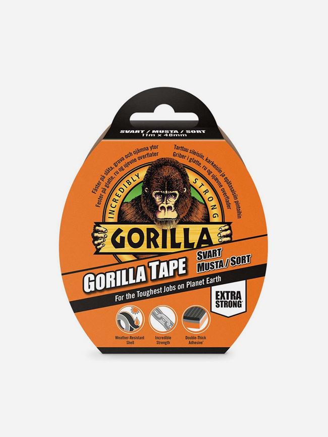 Gorilla Tape Svart 11mx48mm