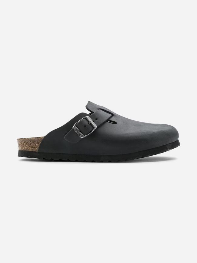 Birkenstock Boston Natural Leather Oiled