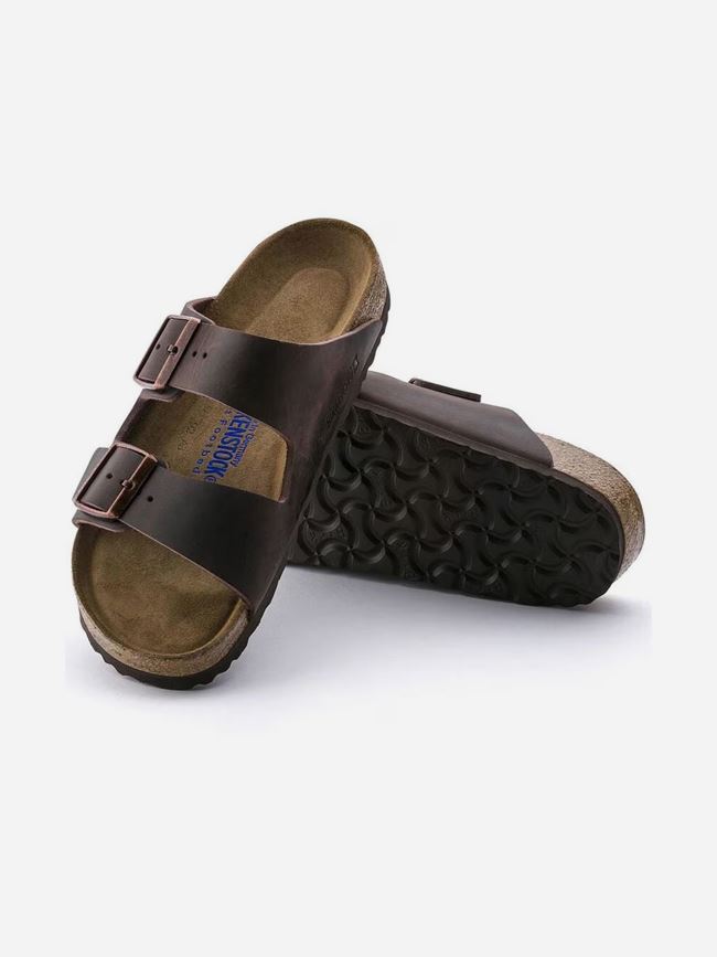 Birkenstock Arizona Soft Footbed Natural Leather Oiled Herr