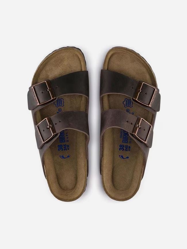 Birkenstock Arizona Soft Footbed Natural Leather Oiled Herr