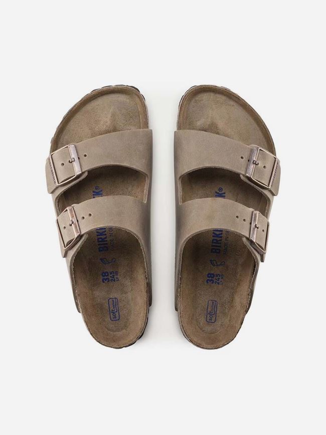 Birkenstock Arizona Soft Footbed Narrow Natural Leather Oiled Dam