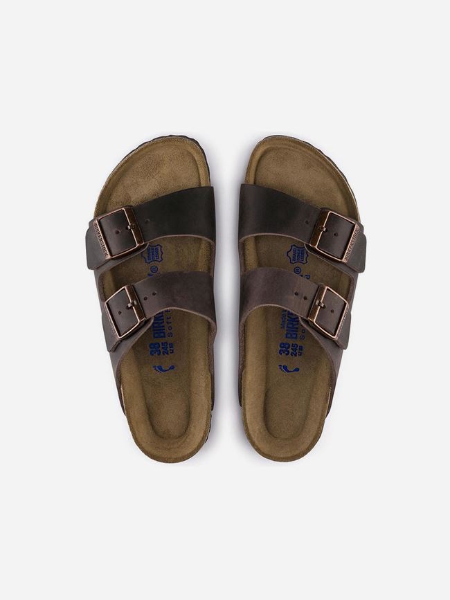 Birkenstock Arizona Soft Narrow Footbed Natural Leather Oiled Dam