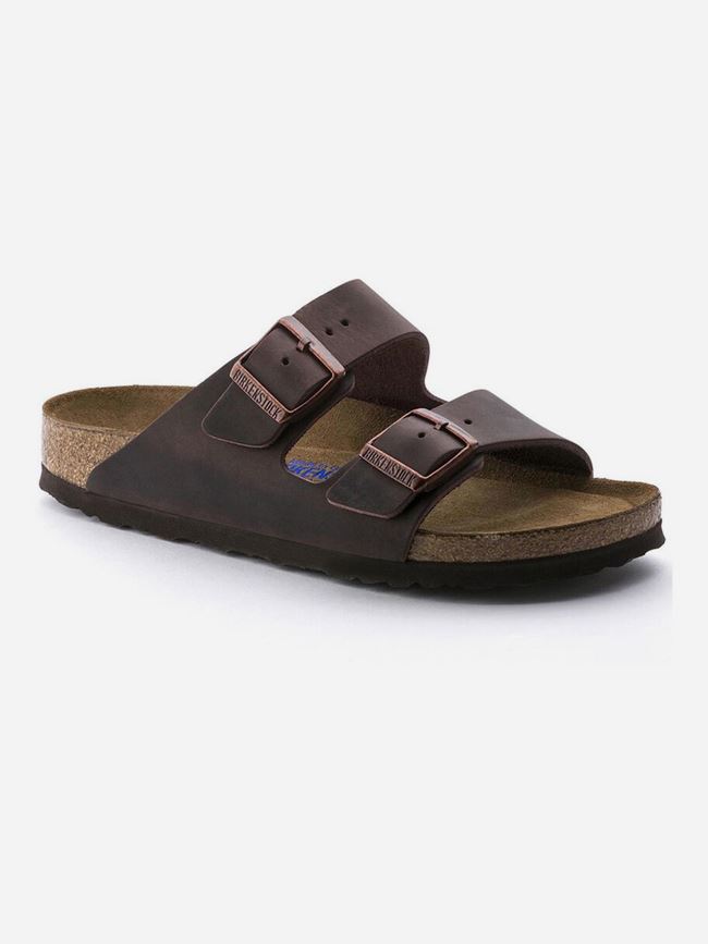 Birkenstock Arizona Soft Narrow Footbed Natural Leather Oiled Dam