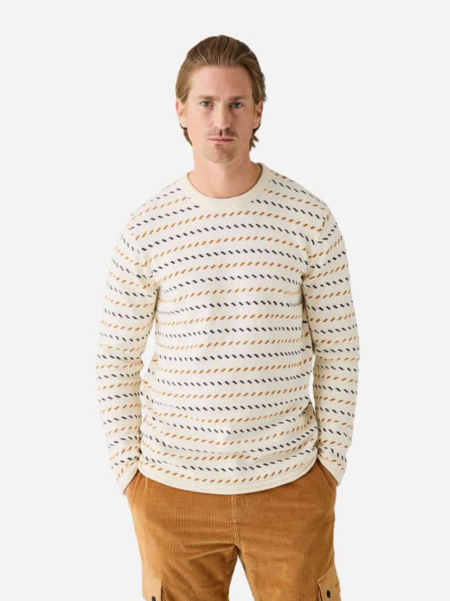 Knowledge Cotton Organic Cotton Jacquard Knit RWS herr