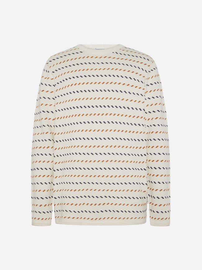 Knowledge Cotton Organic Cotton Jacquard Knit RWS herr