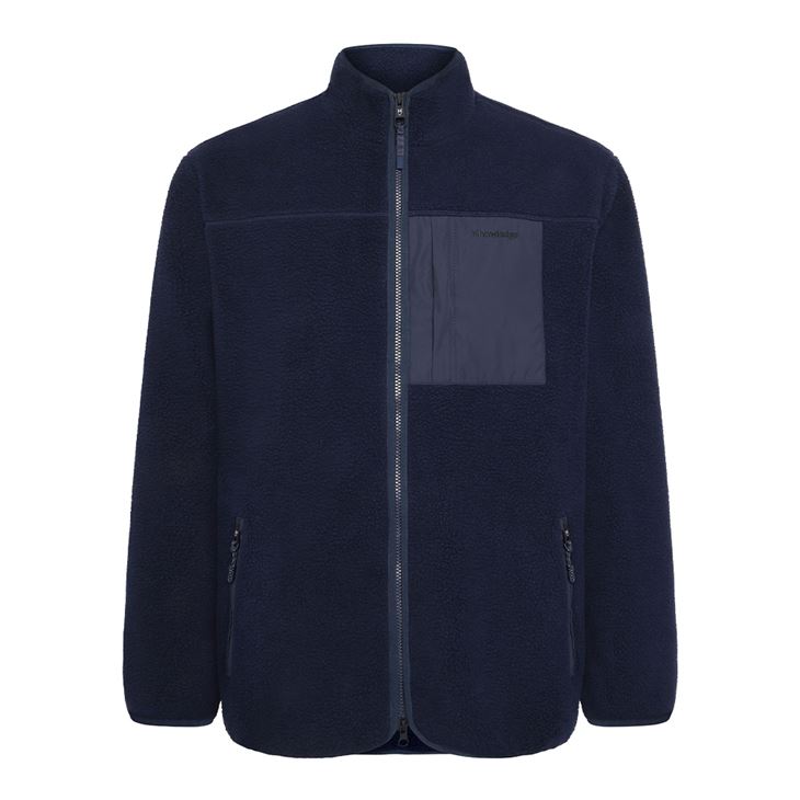 Knowledge Cotton Loose Fit Zip Fleece - GRS/Vegan herr