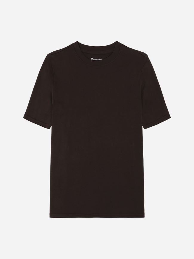 Knowledge Cotton Basic pima cotton t-shirt - GOTS/Vegan dam