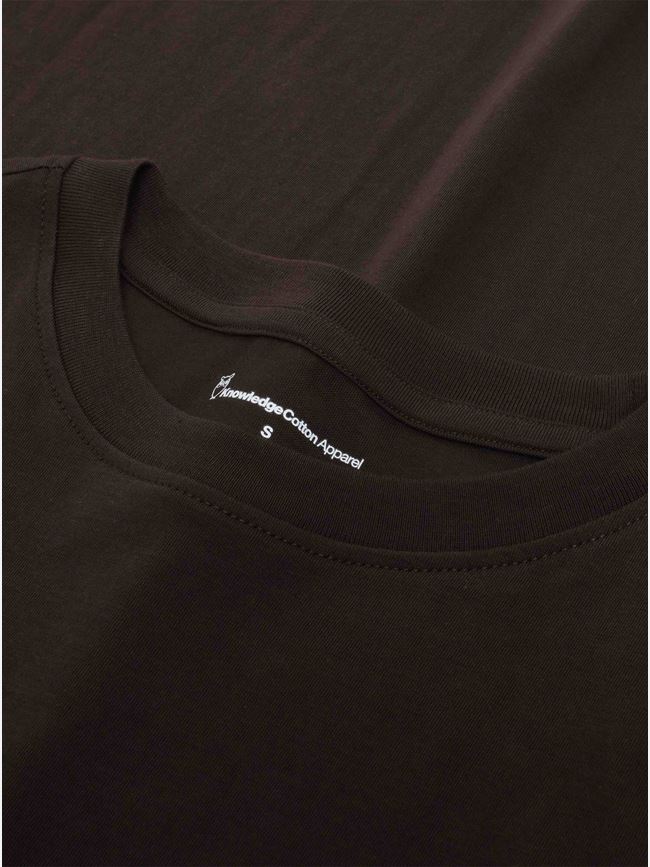 Knowledge Cotton Basic pima cotton t-shirt - GOTS/Vegan dam