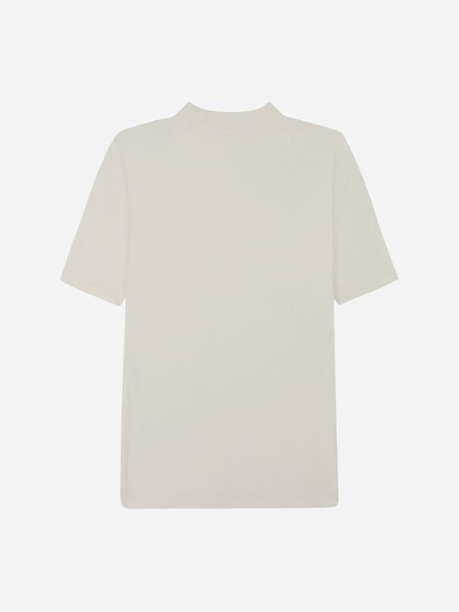 Knowledge Cotton Rib high neck short sleeve - GOTS/Vegan