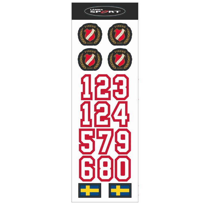 Tyresö Hanviken Hjälmsiffror/Logo