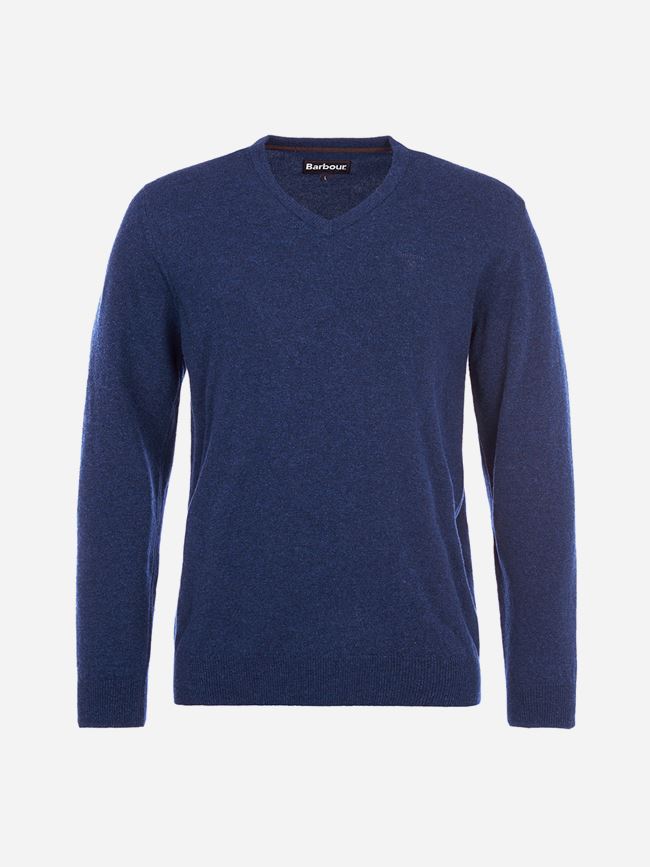 Barbour Essential V-neck Wool Jumper Herr