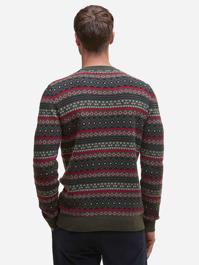 Barbour Easdale Fair Isle Crew Neck Sweater