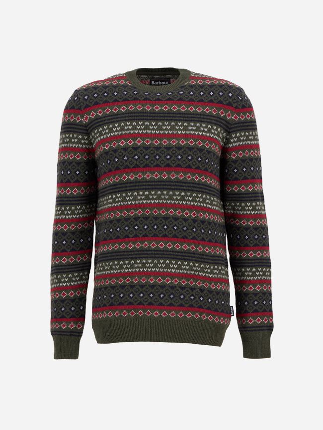 Barbour Easdale Fair Isle Crew Neck Sweater