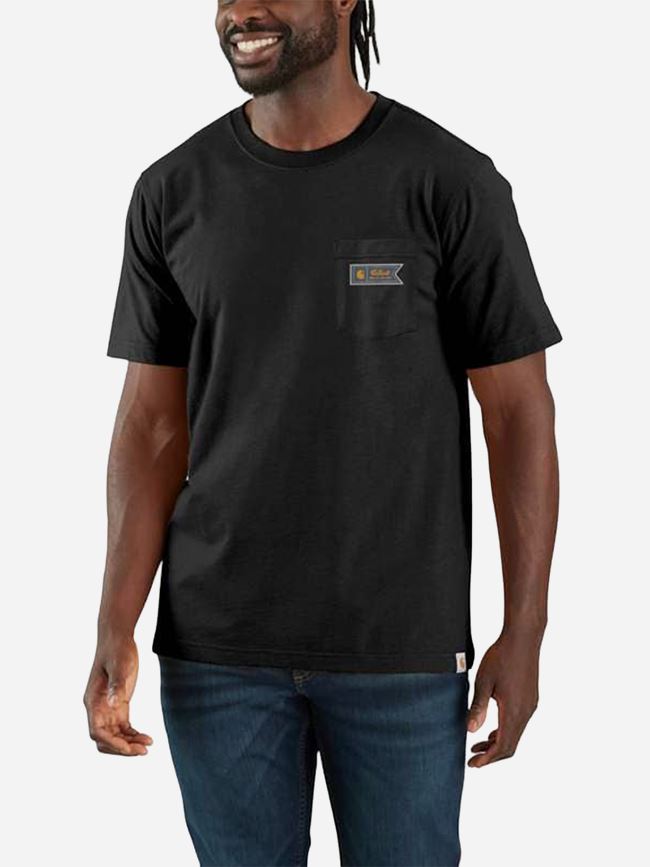 Carhartt Relaxed Fit Lightweight Short-Sleeve Pocket Script Graphic T-Shirt