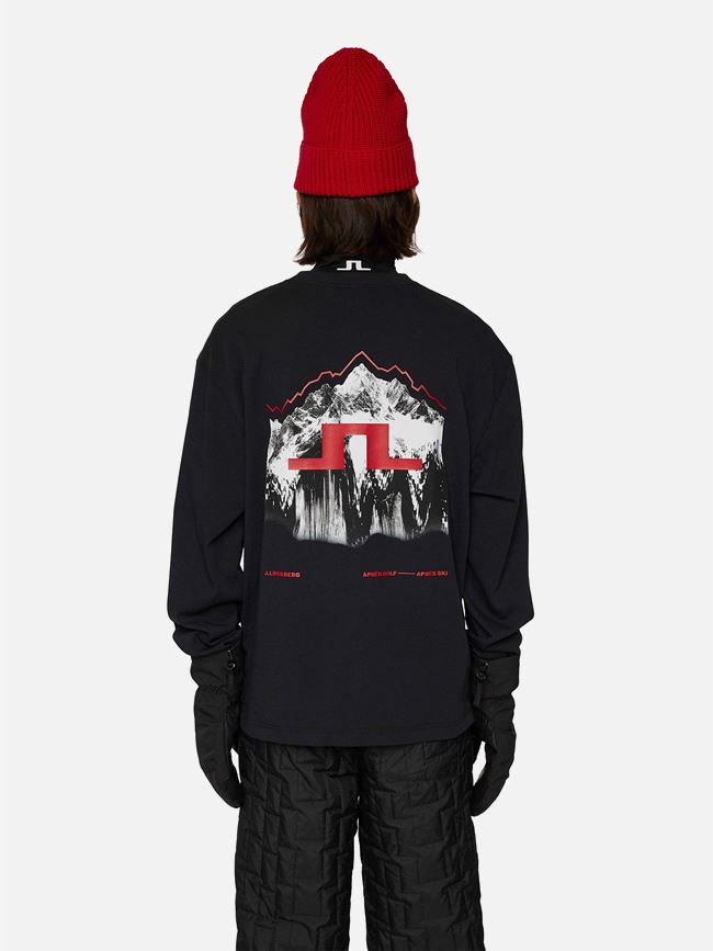 J.Lindeberg Walsh LS Apres T-shirt Herr