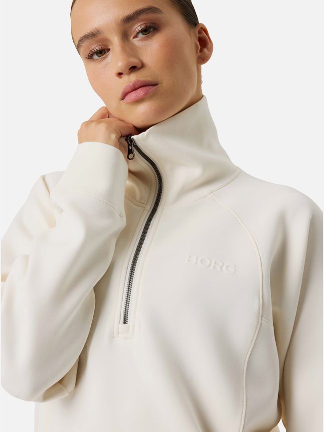 Björn Borg STUDIO SOFT HALFZIP SWEATSHIRT DAM